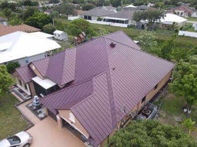 1" Brandywine Galvalume nail strip standing seam roofing panel – bold elegance with concealed fasteners. 1 inch Brandywine Galvalume nail strip standing seam roofing panel – concealed fastener metal roof