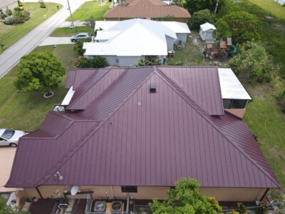 1" Brandywine Galvalume nail strip standing seam roofing panel – bold elegance with concealed fasteners. 1 inch Brandywine Galvalume nail strip standing seam roofing panel – concealed fastener metal roof