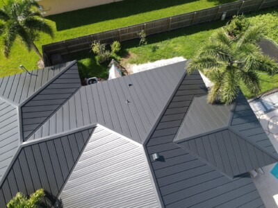 1" Matte Black Galvalume nail strip standing seam roofing panel – bold style, concealed fasteners, lasting durability. 1 inch Matte Black Galvalume nail strip standing seam roofing panel – concealed fastener metal roof