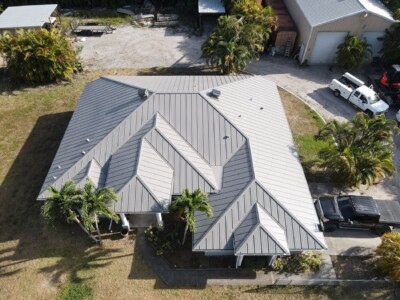 1" Dove Gray Galvalume nail strip standing seam roofing panel – concealed fastener design for a clean, durable roof. 1 inch Dove Gray Galvalume nail strip standing seam roofing panel – concealed fastener metal roofing system